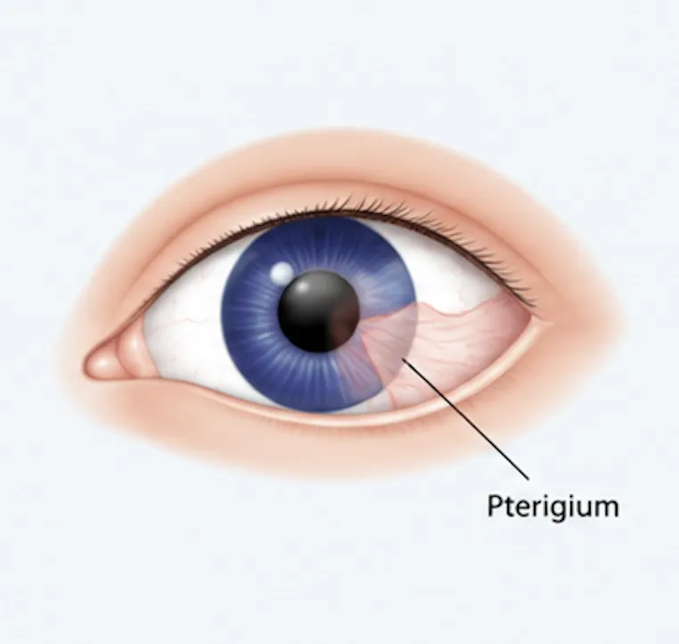Syri me pterigium