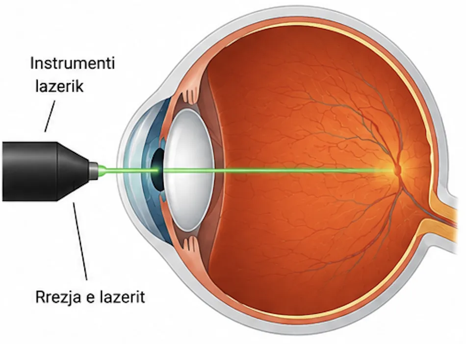 Lazer për retinën (parimi)
