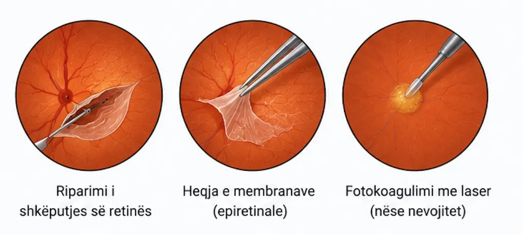 Trajtimi i problemës në retinë